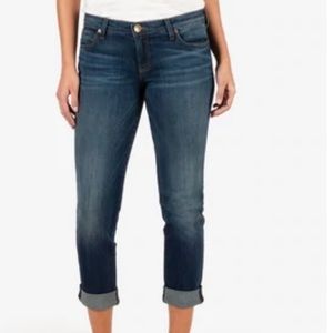 Kut From The Kloth Catherine Cropped Boyfriend Jeans Size 14